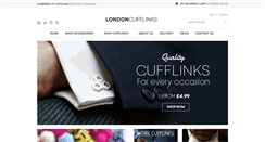 Desktop Screenshot of londoncufflinks.co.uk